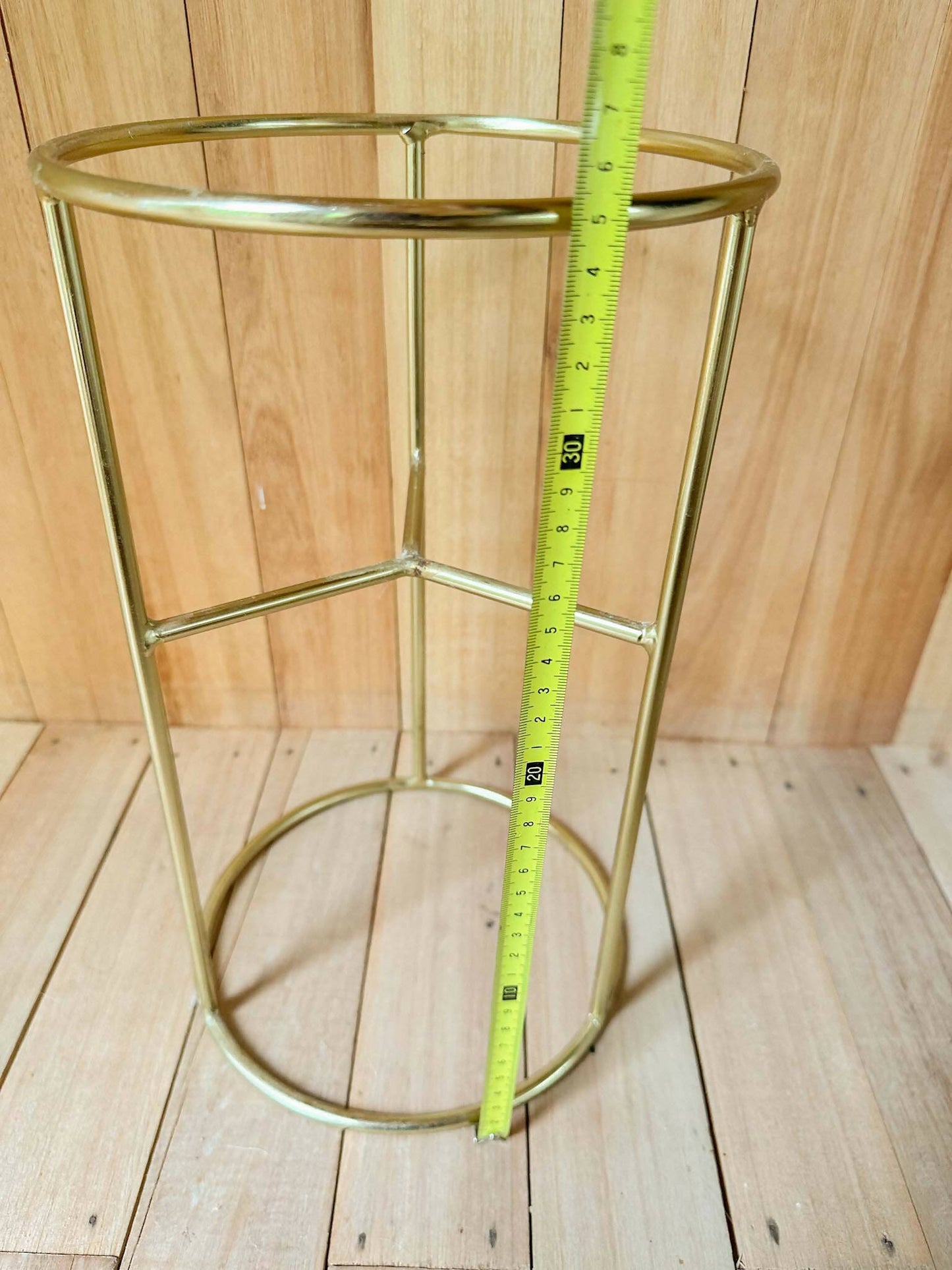 Porta Macetas Dorado - para Decoración o Set de Filmación